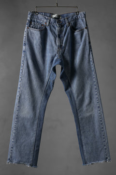 画像をギャラリービューアに読み込む, CHANGES x LOOM exclusive REMAKE REGULAR FIT DENIM PANTS / VINTAGE LEVI’S JEANS (INDIGO #I)