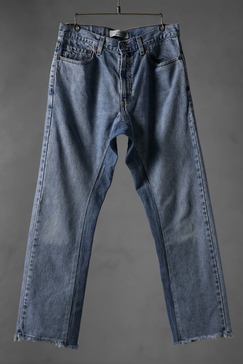 画像をギャラリービューアに読み込む, CHANGES x LOOM exclusive REMAKE REGULAR FIT DENIM PANTS / VINTAGE LEVI’S JEANS (INDIGO #I)