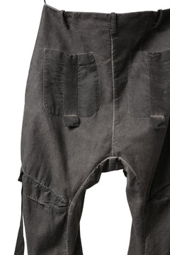 画像をギャラリービューアに読み込む, masnada BAGGY GUSSET POCKET PANTS / STRETCH RELIEF STRIPE COTTON (DUST)