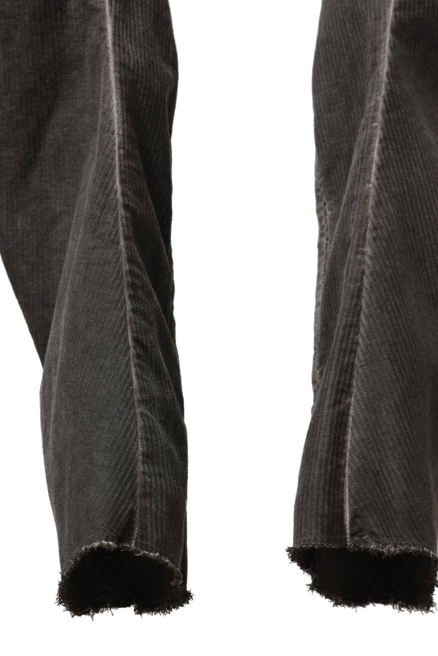 画像をギャラリービューアに読み込む, masnada BAGGY GUSSET POCKET PANTS / STRETCH RELIEF STRIPE COTTON (DUST)