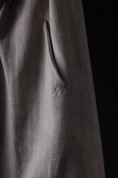 Load image into Gallery viewer, m.a+ hand painted elastic waist low crotch 2 pocket pants / P571-HP/JM4 (CARBON)