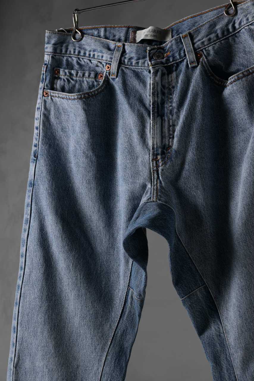 画像をギャラリービューアに読み込む, CHANGES x LOOM exclusive REMAKE REGULAR FIT DENIM PANTS / VINTAGE LEVI’S JEANS (INDIGO #I)