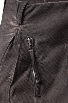 画像をギャラリービューアに読み込む, masnada BAGGY GUSSET POCKET PANTS / STRETCH RELIEF STRIPE COTTON (DUST)