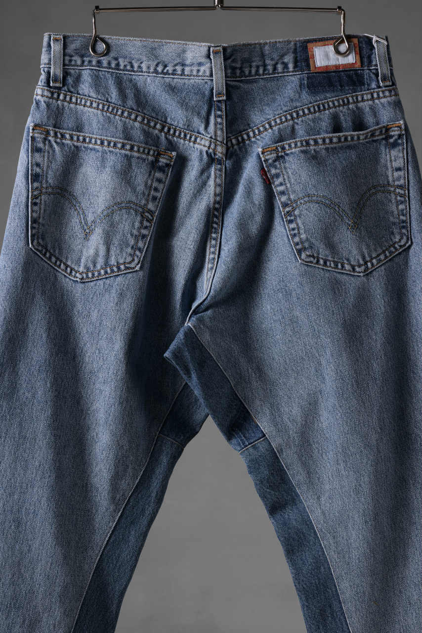 画像をギャラリービューアに読み込む, CHANGES x LOOM exclusive REMAKE REGULAR FIT DENIM PANTS / VINTAGE LEVI’S JEANS (INDIGO #I)