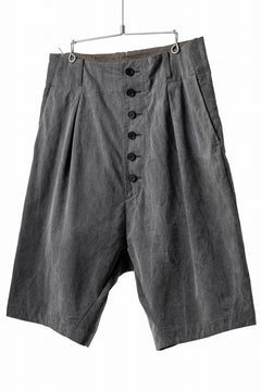 画像をギャラリービューアに読み込む, KLASICA SABRON 66 (ND ver.) RECONSTRUCTED MID PANTS / NATURAL DYED COTTON x SILK WEATHER (SUMI BLACK)