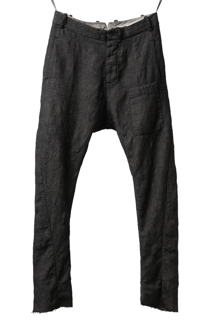 画像をギャラリービューアに読み込む, masnada BAGGY AVIATOR PANTS / OVER DYED HEMP AND WOOL (OVER DYE DUST)