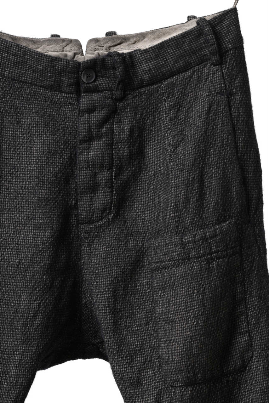 画像をギャラリービューアに読み込む, masnada BAGGY AVIATOR PANTS / OVER DYED HEMP AND WOOL (OVER DYE DUST)