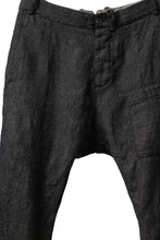 画像をギャラリービューアに読み込む, masnada BAGGY AVIATOR PANTS / OVER DYED HEMP AND WOOL (OVER DYE DUST)