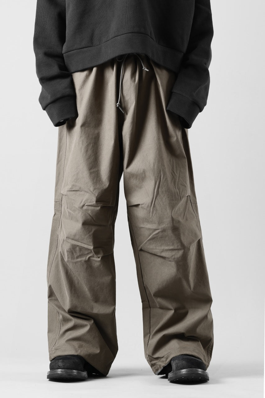 画像をギャラリービューアに読み込む, Ten c WIDE TROUSERS / GARMENT DYED (ASH GRAY)
