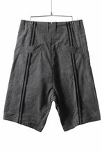 画像をギャラリービューアに読み込む, KLASICA SABRON 66 (ND ver.) RECONSTRUCTED MID PANTS / NATURAL DYED COTTON x SILK WEATHER (SUMI BLACK)
