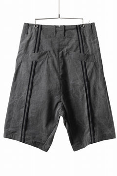 画像をギャラリービューアに読み込む, KLASICA SABRON 66 (ND ver.) RECONSTRUCTED MID PANTS / NATURAL DYED COTTON x SILK WEATHER (SUMI BLACK)