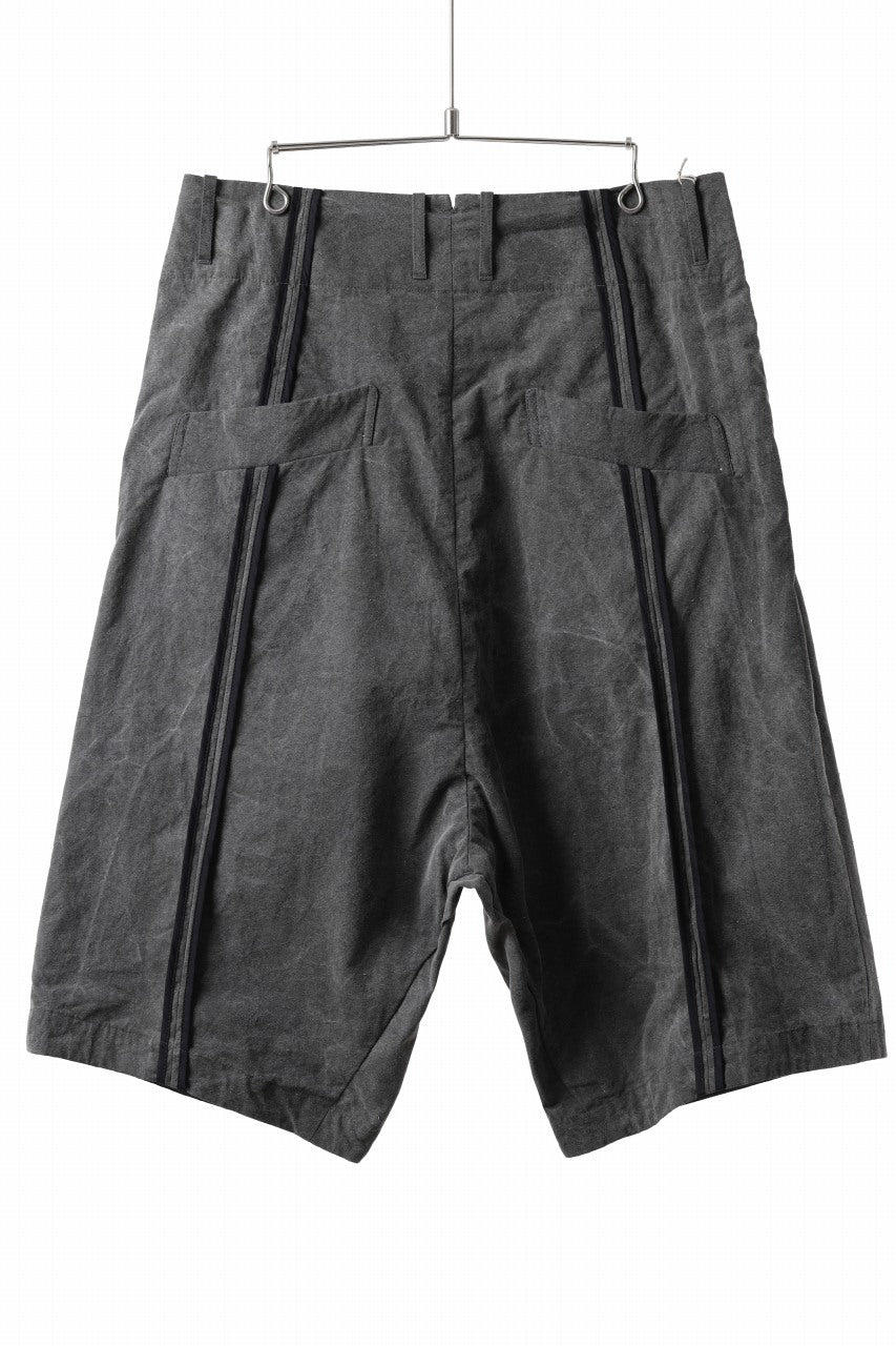画像をギャラリービューアに読み込む, KLASICA SABRON 66 (ND ver.) RECONSTRUCTED MID PANTS / NATURAL DYED COTTON x SILK WEATHER (SUMI BLACK)