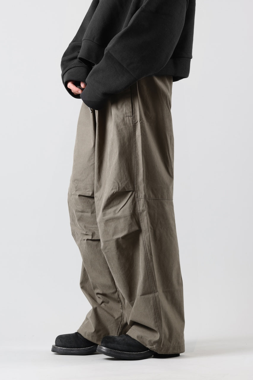 画像をギャラリービューアに読み込む, Ten c WIDE TROUSERS / GARMENT DYED (ASH GRAY)