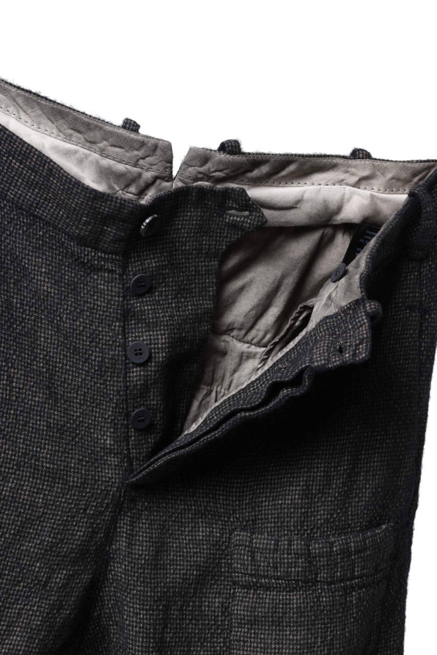 画像をギャラリービューアに読み込む, masnada BAGGY AVIATOR PANTS / OVER DYED HEMP AND WOOL (OVER DYE DUST)