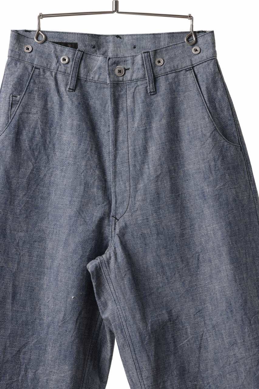 KLASICA BEAUFORT 5 PKT WORKERS TROUSERS / DEAD STOCK  HEAVY DUNGAREE (OLD BLUE)