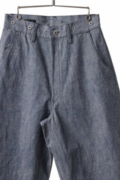 Load image into Gallery viewer, KLASICA BEAUFORT 5 PKT WORKERS TROUSERS / DEAD STOCK  HEAVY DUNGAREE (OLD BLUE)