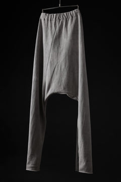 Load image into Gallery viewer, m.a+ hand painted elastic waist low crotch 2 pocket pants / P571-HP/JM4 (CARBON)