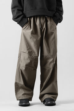 画像をギャラリービューアに読み込む, Ten c WIDE TROUSERS / GARMENT DYED (ASH GRAY)