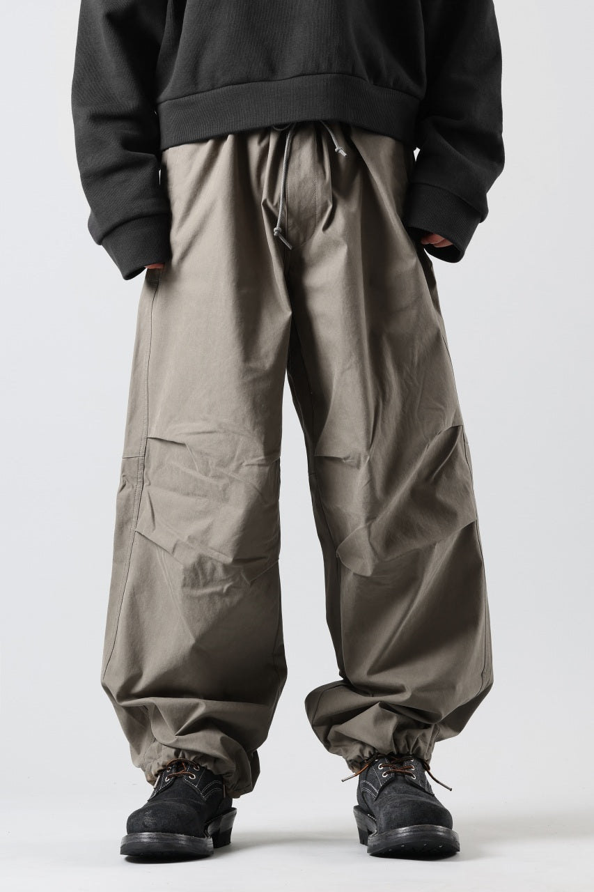 画像をギャラリービューアに読み込む, Ten c WIDE TROUSERS / GARMENT DYED (ASH GRAY)
