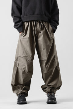 画像をギャラリービューアに読み込む, Ten c WIDE TROUSERS / GARMENT DYED (ASH GRAY)