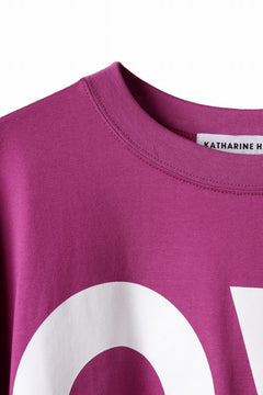 画像をギャラリービューアに読み込む, KATHARINE HAMNETT OVER SIZED TEE / LOVE (PINK)