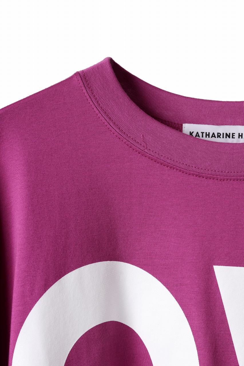 画像をギャラリービューアに読み込む, KATHARINE HAMNETT OVER SIZED TEE / LOVE (PINK)