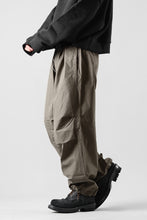 画像をギャラリービューアに読み込む, Ten c WIDE TROUSERS / GARMENT DYED (ASH GRAY)