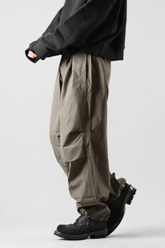 画像をギャラリービューアに読み込む, Ten c WIDE TROUSERS / GARMENT DYED (ASH GRAY)