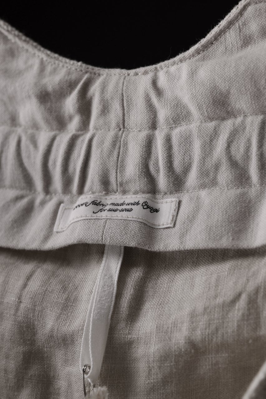 Load image into Gallery viewer, sus-sous trousers dress / C58L42 heavy poplin  (NATURAL)