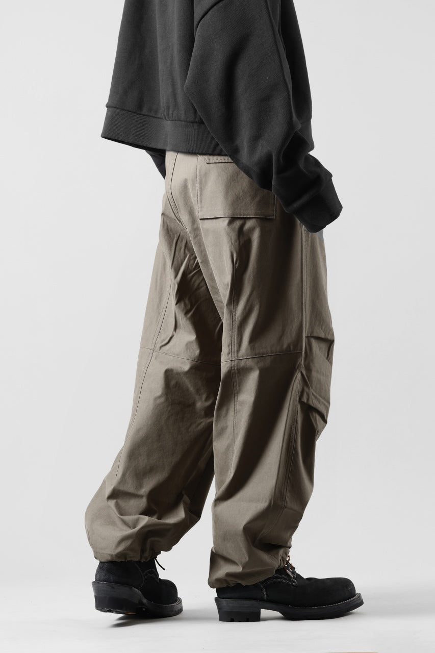 画像をギャラリービューアに読み込む, Ten c WIDE TROUSERS / GARMENT DYED (ASH GRAY)