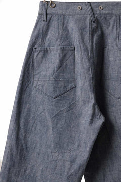 画像をギャラリービューアに読み込む, KLASICA BEAUFORT 5 PKT WORKERS TROUSERS / DEAD STOCK  HEAVY DUNGAREE (OLD BLUE)