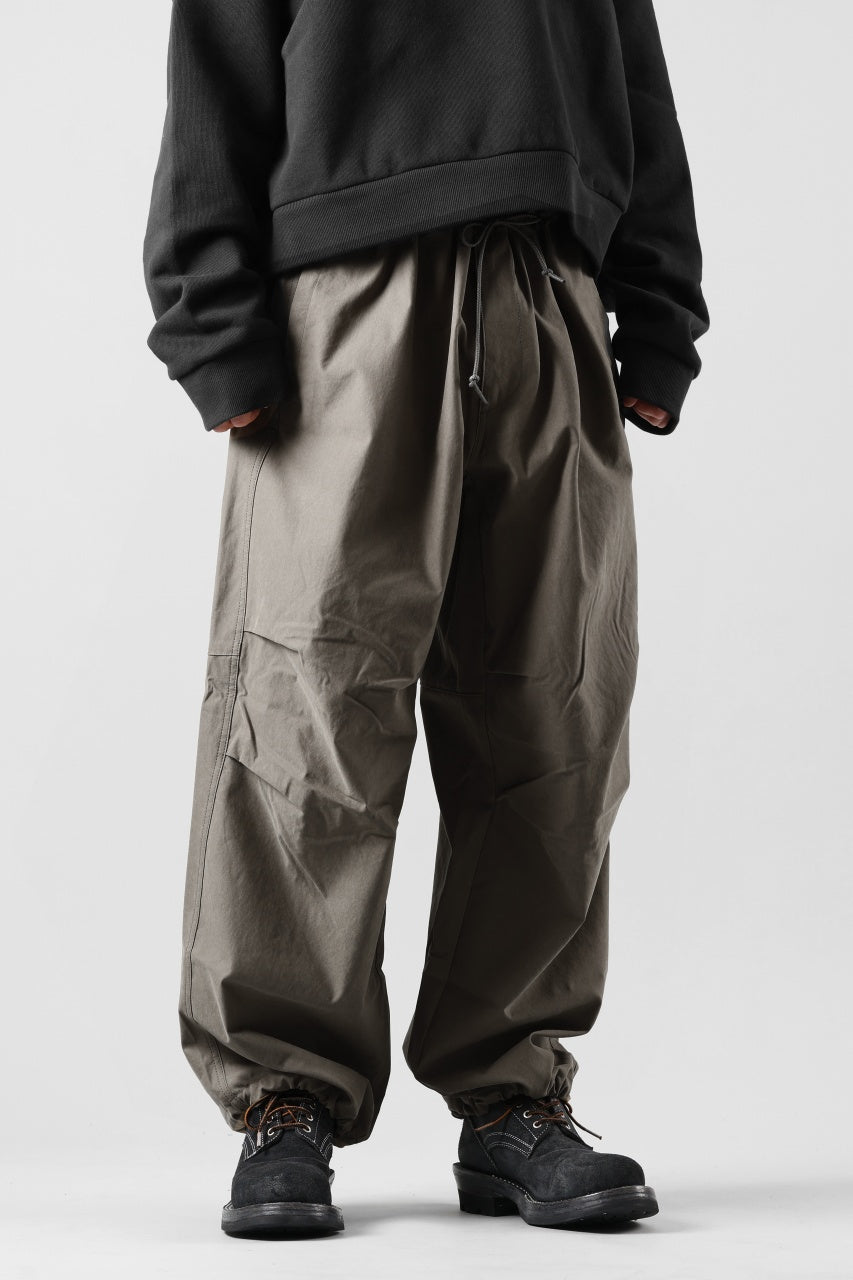 画像をギャラリービューアに読み込む, Ten c WIDE TROUSERS / GARMENT DYED (ASH GRAY)