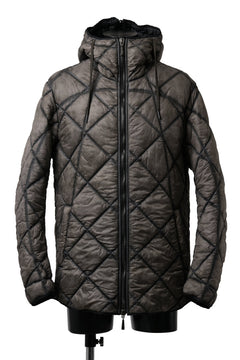 画像をギャラリービューアに読み込む, masnada QUILTED HOOD JACKET / OVER STUFFED PAPER NYLON (DUST)
