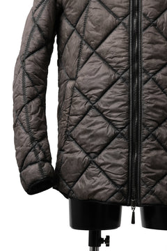 画像をギャラリービューアに読み込む, masnada QUILTED HOOD JACKET / OVER STUFFED PAPER NYLON (DUST)