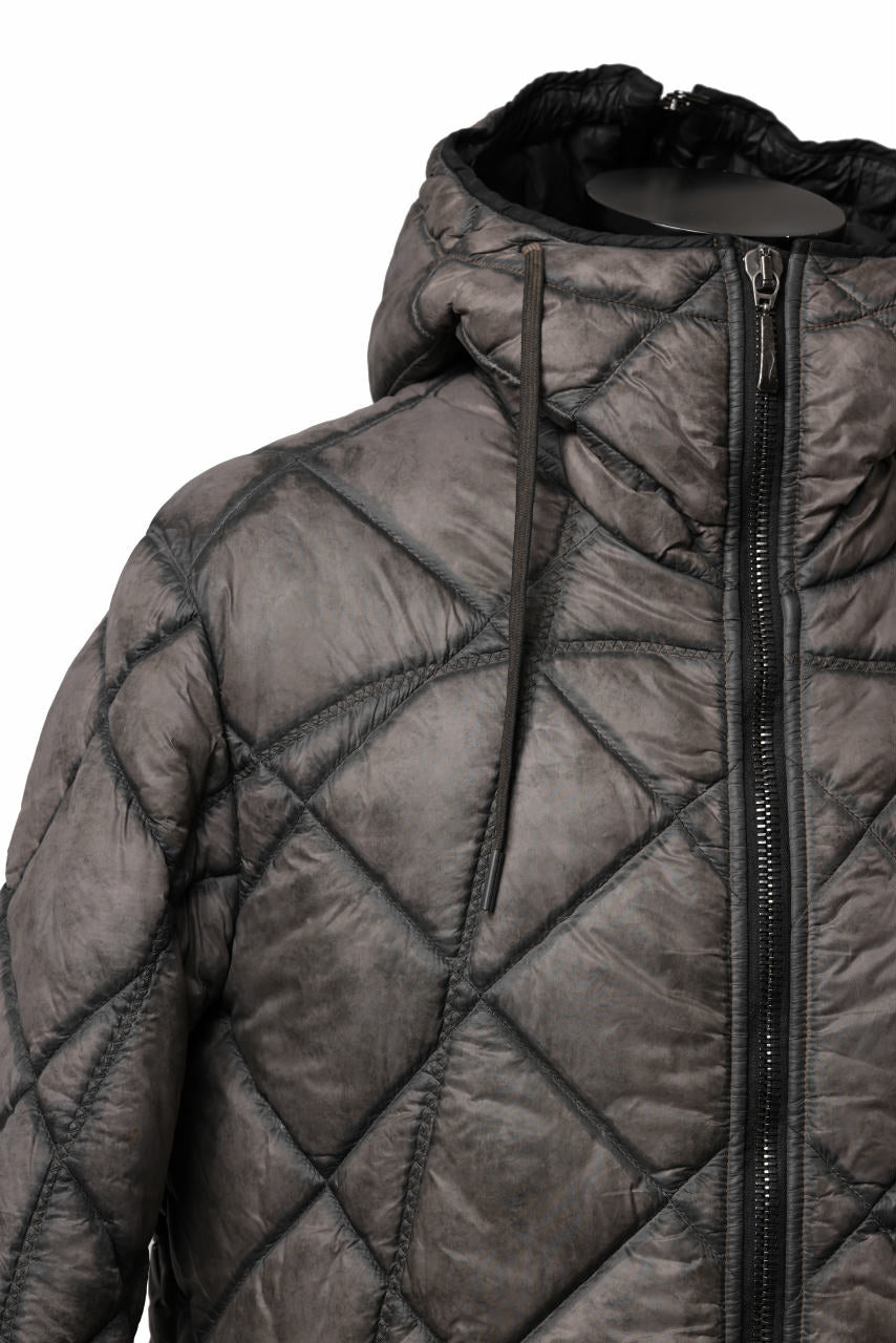 画像をギャラリービューアに読み込む, masnada QUILTED HOOD JACKET / OVER STUFFED PAPER NYLON (DUST)