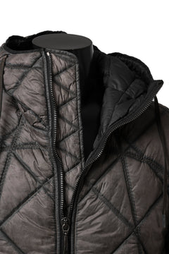 画像をギャラリービューアに読み込む, masnada QUILTED HOOD JACKET / OVER STUFFED PAPER NYLON (DUST)