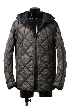 画像をギャラリービューアに読み込む, masnada QUILTED HOOD JACKET / OVER STUFFED PAPER NYLON (DUST)