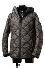 画像をギャラリービューアに読み込む, masnada QUILTED HOOD JACKET / OVER STUFFED PAPER NYLON (DUST)