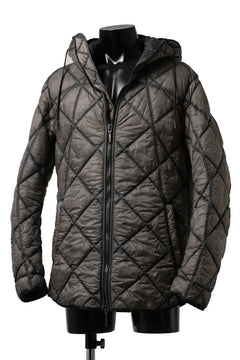 画像をギャラリービューアに読み込む, masnada QUILTED HOOD JACKET / OVER STUFFED PAPER NYLON (DUST)