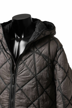 画像をギャラリービューアに読み込む, masnada QUILTED HOOD JACKET / OVER STUFFED PAPER NYLON (DUST)