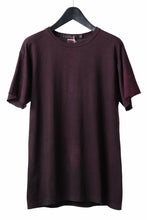 Load image into Gallery viewer, KLASICA HAZE LOOSE FIT HAND DYED TEE (DARK RED)