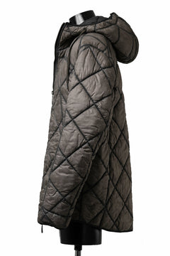 画像をギャラリービューアに読み込む, masnada QUILTED HOOD JACKET / OVER STUFFED PAPER NYLON (DUST)