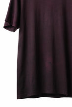 Load image into Gallery viewer, KLASICA HAZE LOOSE FIT HAND DYED TEE (DARK RED)