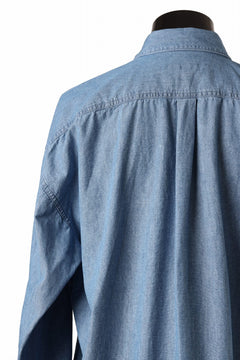 画像をギャラリービューアに読み込む, KATHARINE HAMNETT MULTI POCKET DENIM SHIRT / ORGANIC COTTON (LIGHT BLUE)