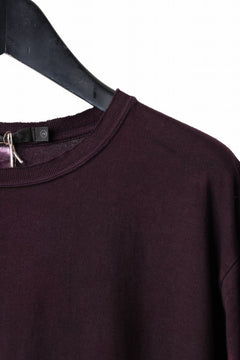Load image into Gallery viewer, KLASICA HAZE LOOSE FIT HAND DYED TEE (DARK RED)