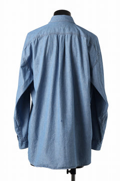 画像をギャラリービューアに読み込む, KATHARINE HAMNETT MULTI POCKET DENIM SHIRT / ORGANIC COTTON (LIGHT BLUE)