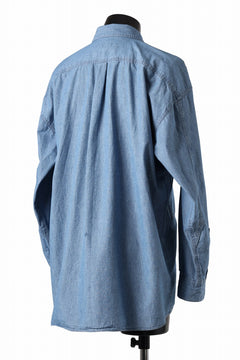 画像をギャラリービューアに読み込む, KATHARINE HAMNETT MULTI POCKET DENIM SHIRT / ORGANIC COTTON (LIGHT BLUE)