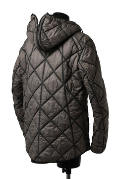 画像をギャラリービューアに読み込む, masnada QUILTED HOOD JACKET / OVER STUFFED PAPER NYLON (DUST)