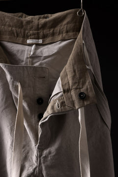 Load image into Gallery viewer, sus-sous trousers tanker / L100 heavy poplin washer (NATURAL)