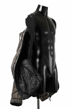 画像をギャラリービューアに読み込む, masnada QUILTED HOOD JACKET / OVER STUFFED PAPER NYLON (DUST)